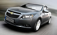 2011 Chevrolet Cruze - Profile Shot with Ice Blue Exterior