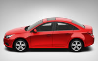 2011 Chevrolet Cruze - Red Exterior - Side